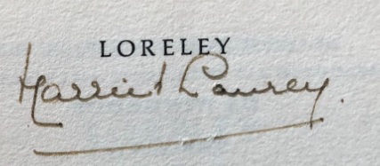 handtekening Harriet Laurey